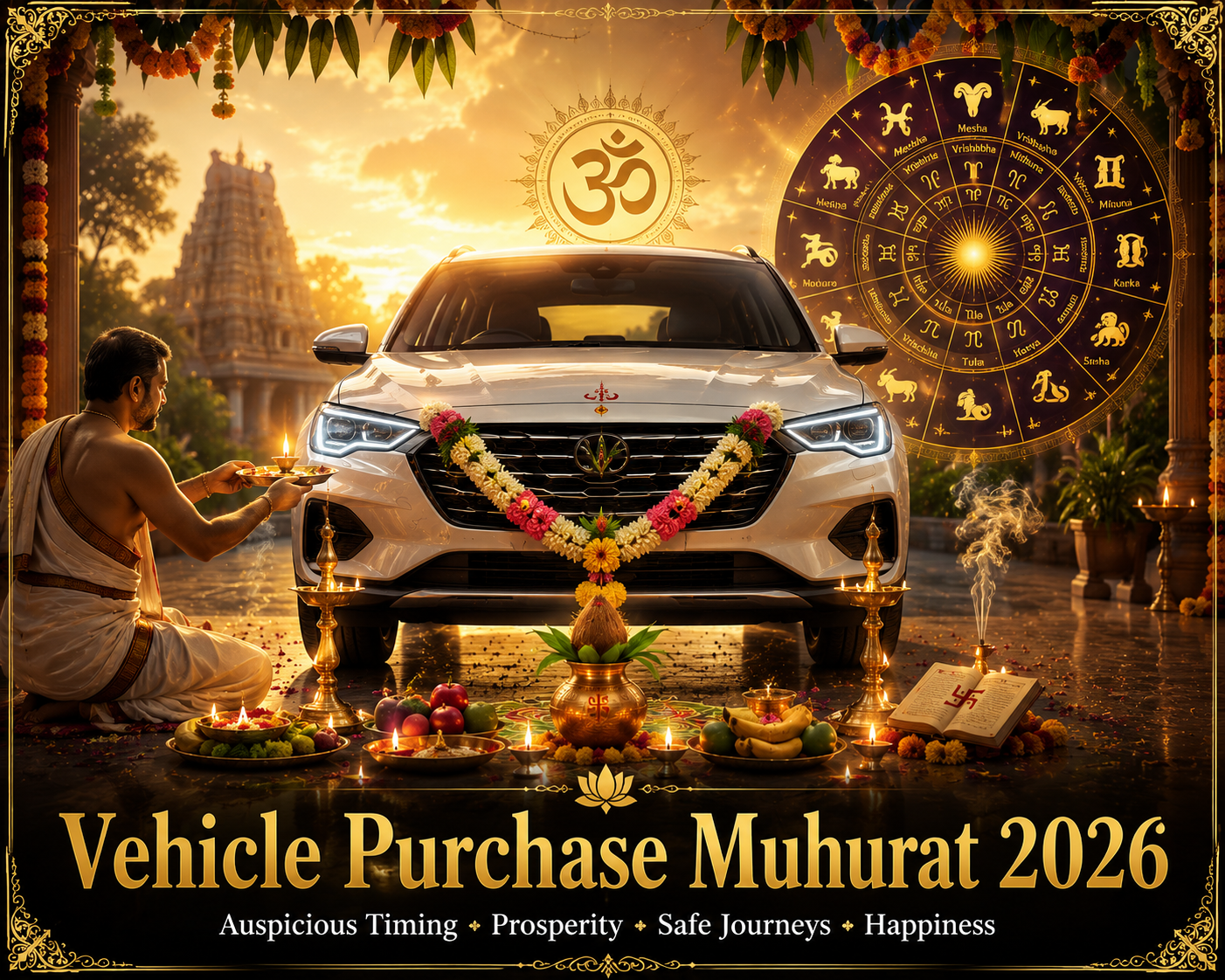 Vehicle Purchase Muhurat 2026: Best Days to Buy a Car or Bike