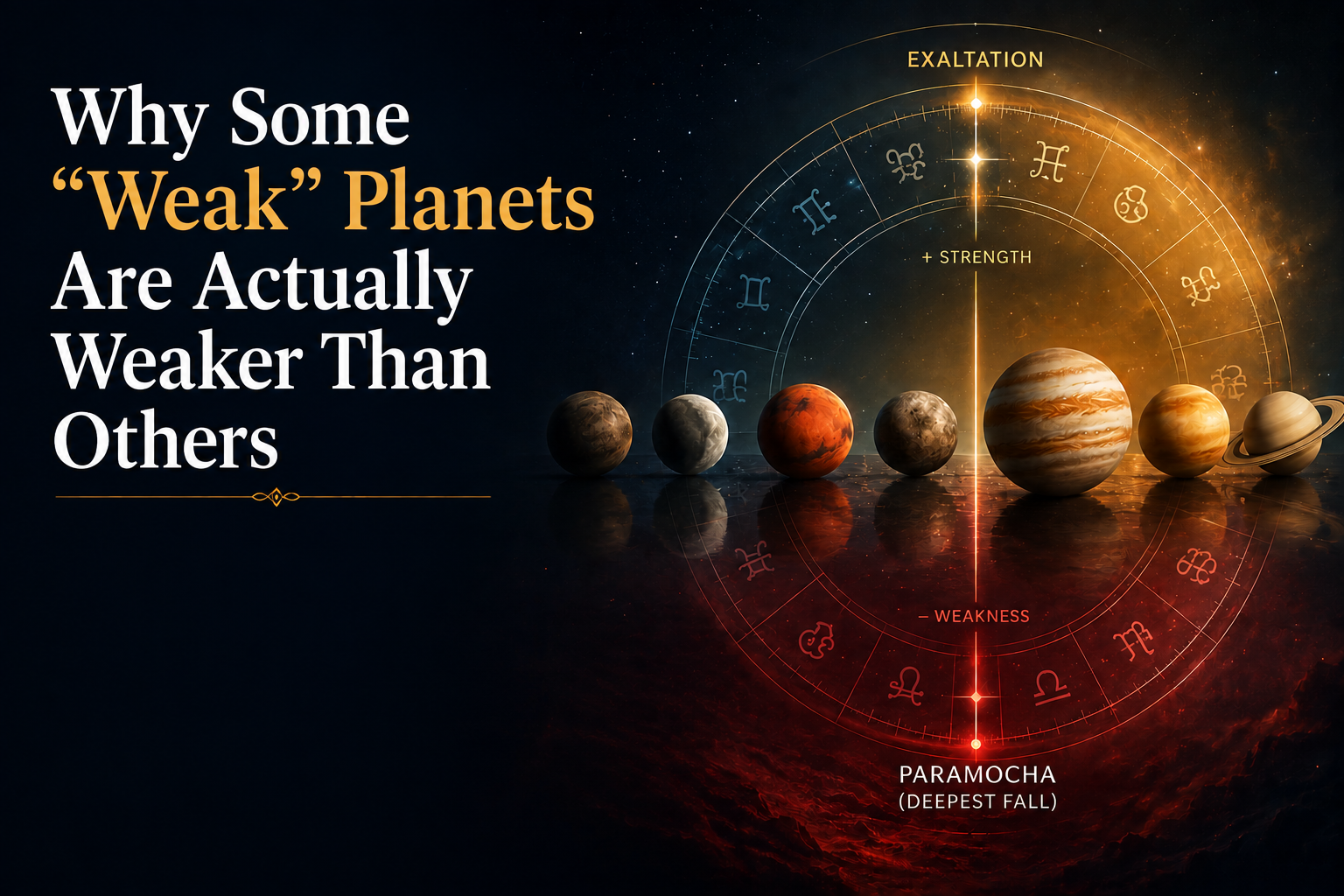 Why Some "Weak" Planets Are Actually Weaker Than Others