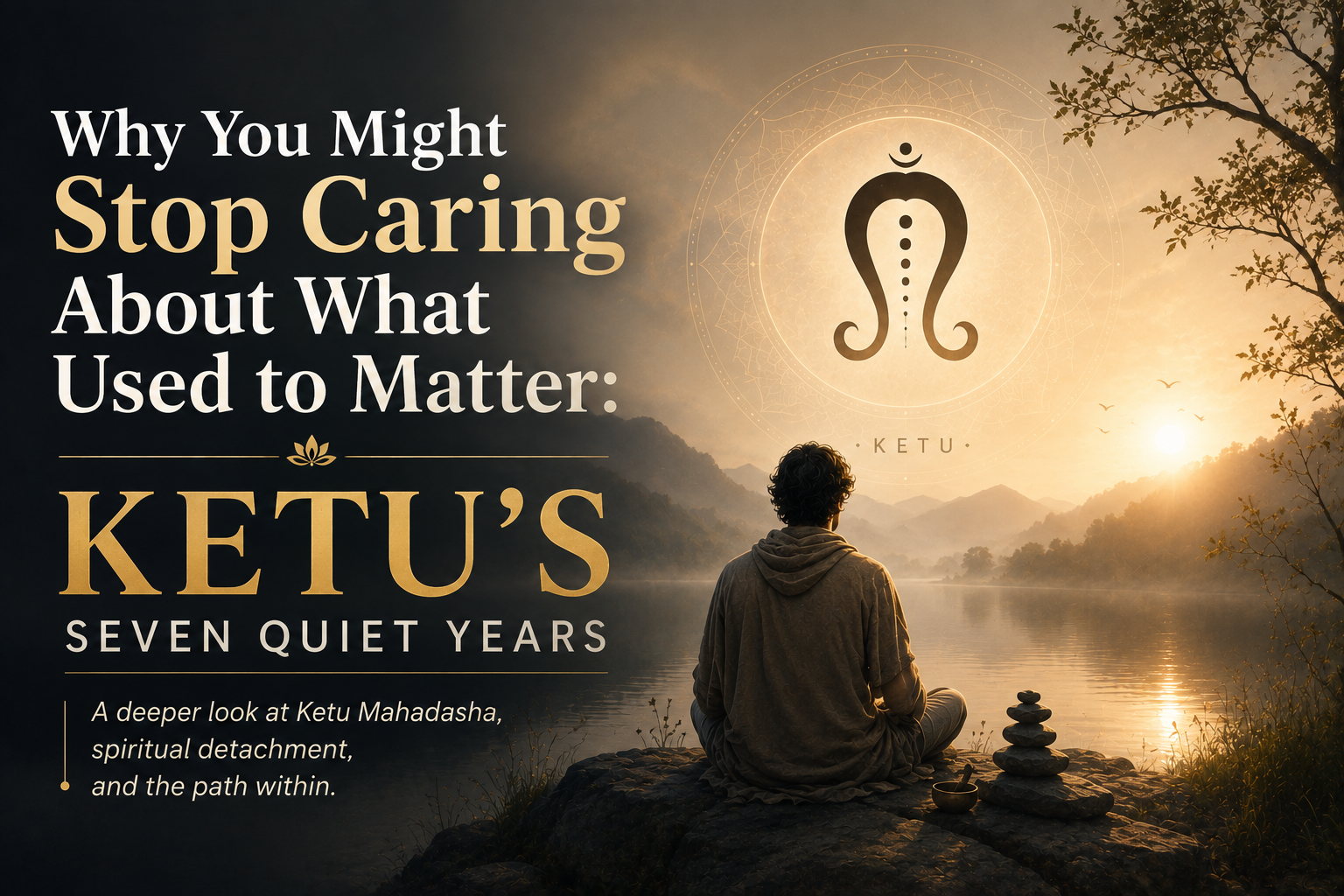 Why You Might Stop Caring About What Used to Matter: Ketu's Seven Quiet Years