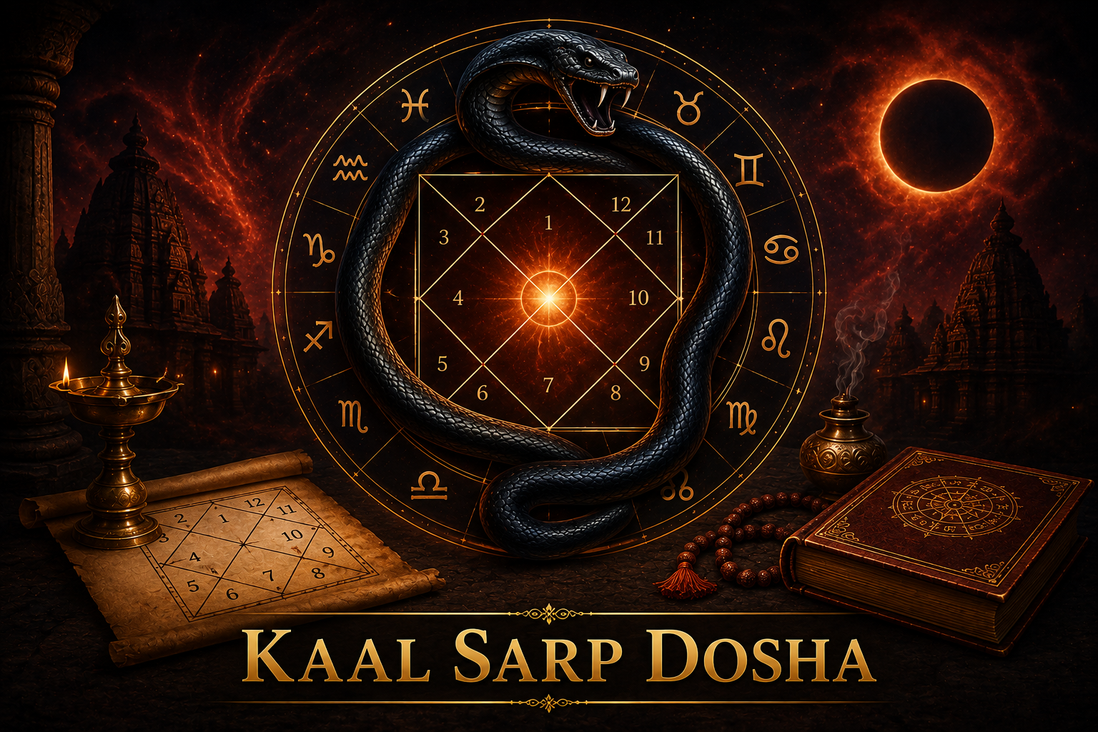 Kaal Sarp Dosha Explained: Meaning, Effects, and Remedies