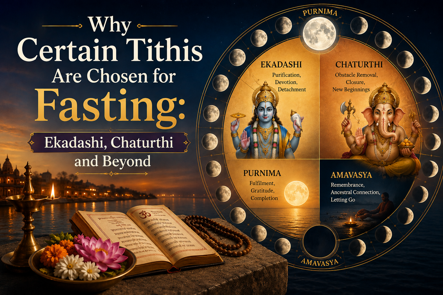 Why Certain Tithis Are Chosen for Fasting: Ekadashi, Chaturthi and Beyond