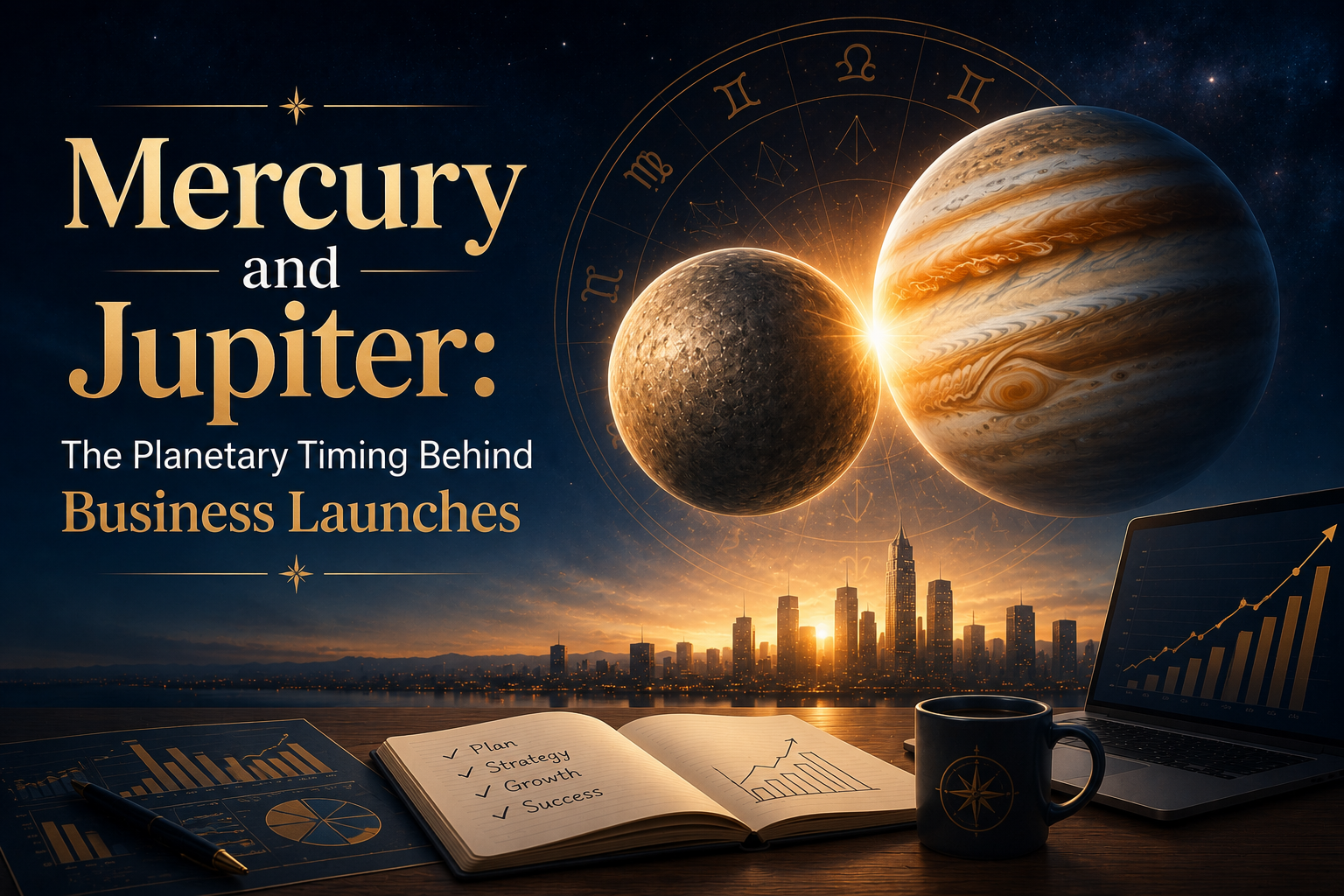 Mercury and Jupiter: The Planetary Timing Behind Business Launches