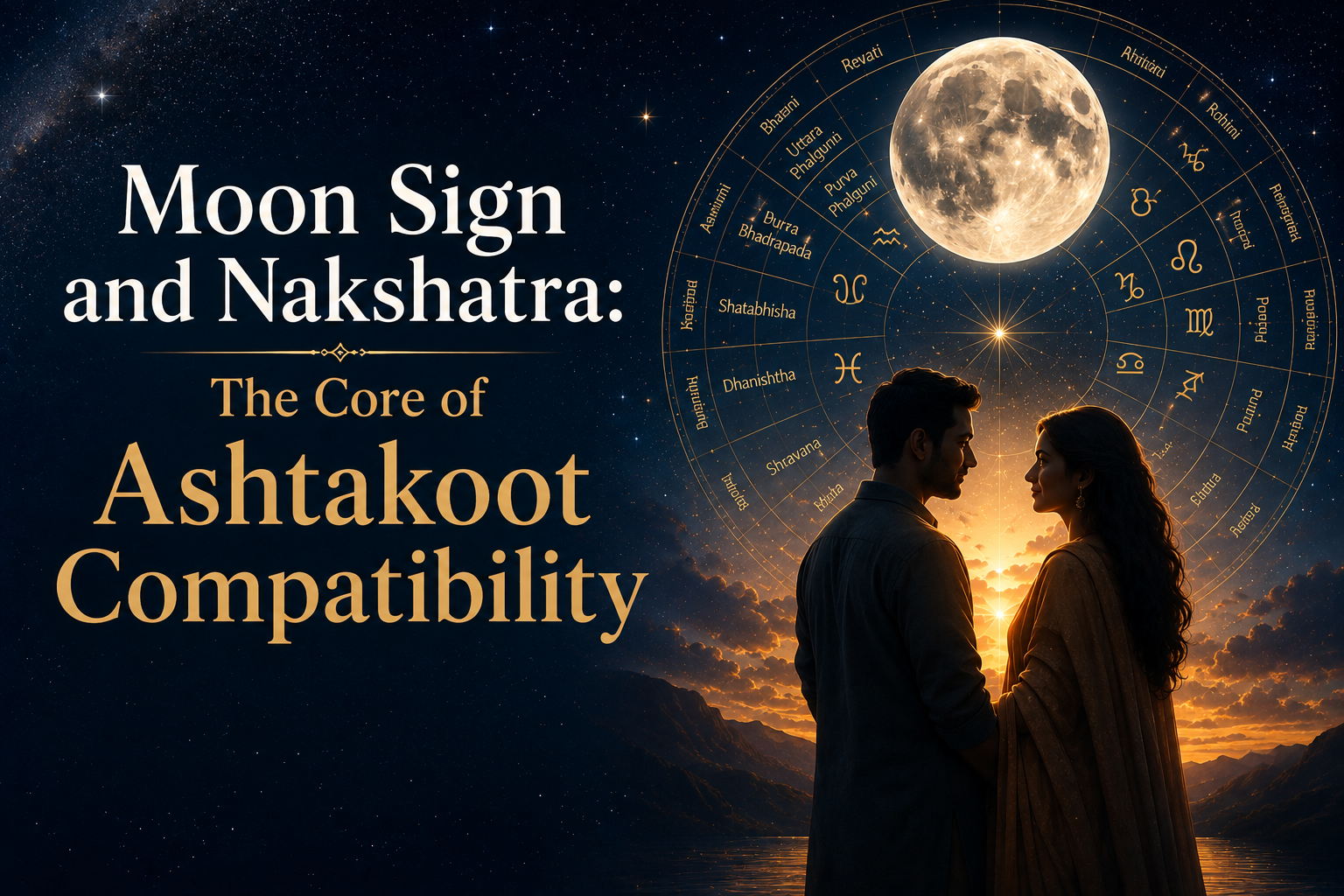 Moon Sign and Nakshatra: The Core of Ashtakoot Compatibility