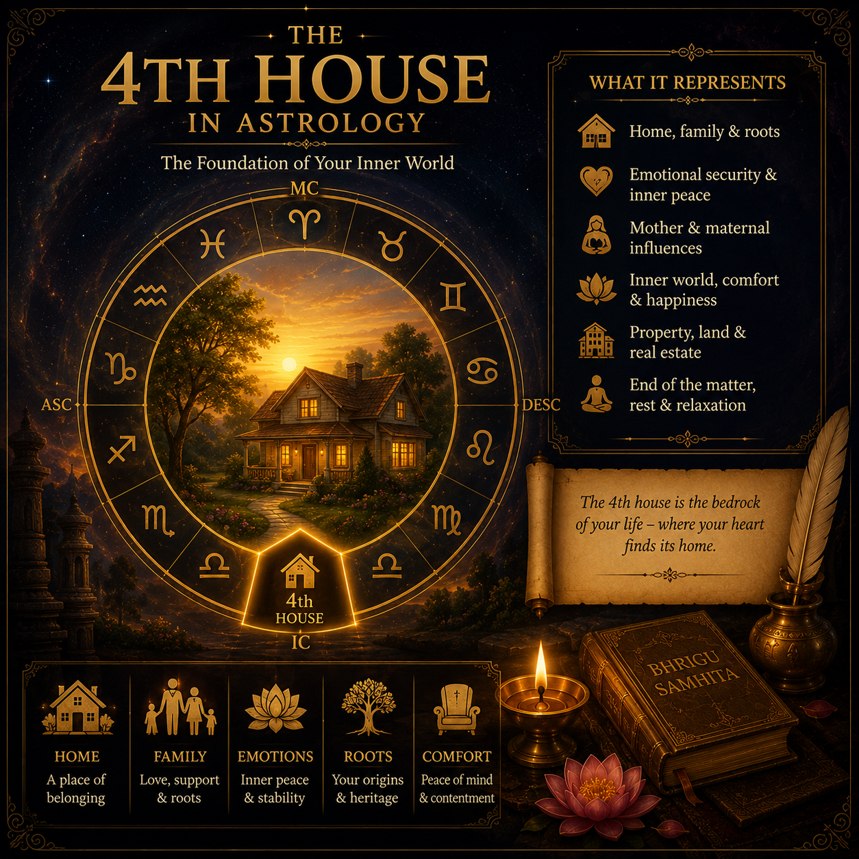 The 4th House in Astrology: Foundation of Your Inner Peace